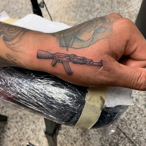 Explore half leg sleeve tattoo ideas, creative tattoo ideas in Sanford, available at Luv Ink