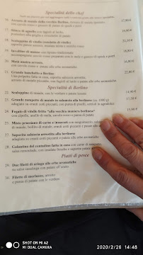 Zur Gerichtslaube à Berlin menu