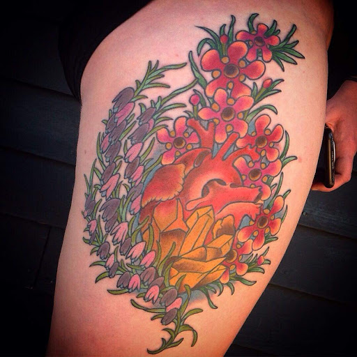 Explore monster high tattoo ideas, creative tattoo ideas in Sioux Falls, available at Permanent Addictions