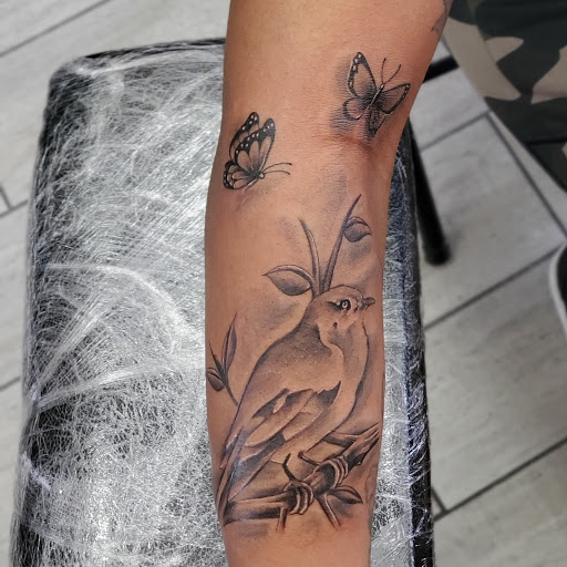 Explore japanese tattoo filler ideas, creative tattoo ideas in Miami, available at Tatt Em Up Tattoos & Piercings