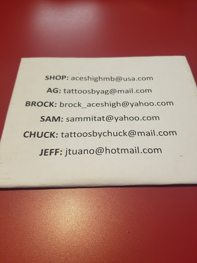 Explore wife name tattoo ideas, creative tattoo ideas in Myrtle Beach, available at Aces High Tattoo