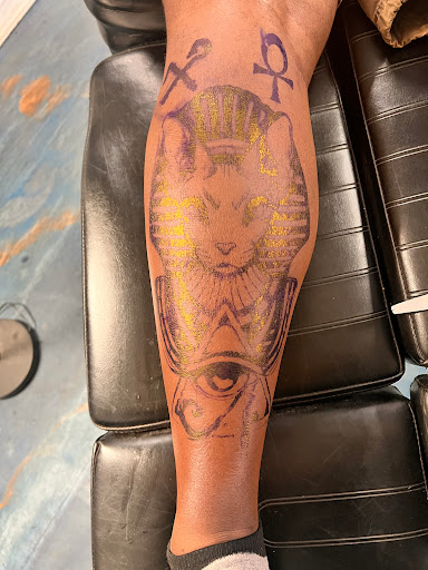 Explore angel of death tattoo ideas, creative tattoo ideas in Glendale, available at Bad Intentions Tattoo, Piercing & Supply, LLC