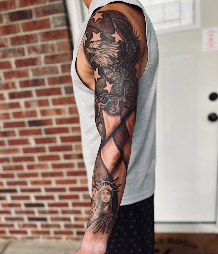 Explore tattoos of my sons names ideas, creative tattoo ideas in Warner Robins, available at Untold Pain Tattoo Studio