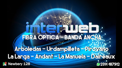 INTERWEB - Fibra óptica . Internet Banda Ancha