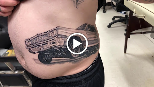 Explore dodgers tattoo ideas, creative tattoo ideas in San Diego, available at Wylde Sydes Tattoo & Body Piercing