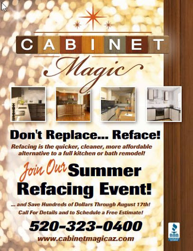 Cabinet Maker «Cabinet Magic - Tucson Cabinet Refacing», reviews and photos, 1870 W Prince Rd #41, Tucson, AZ 85705, USA