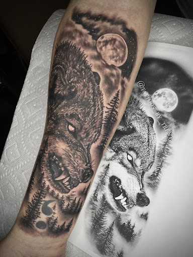 Explore celtic ring tattoo ideas, creative tattoo ideas in Lakeview, available at Backwoods Tattoo Studio