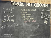 Menu / carte de Restaurante TásCá no Chopin à Fátima