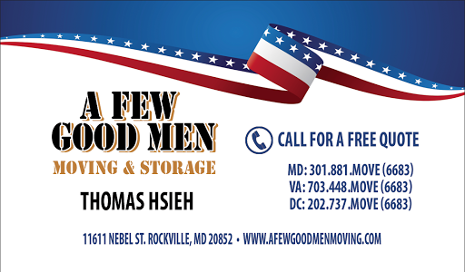Moving Company «A Few Good Men Moving & Storage», reviews and photos, 5515 Randolph Rd, Rockville, MD 20852, USA