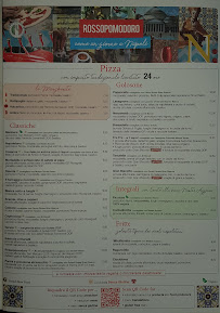 Menu du Rossopomodoro à Locate di Triulzi