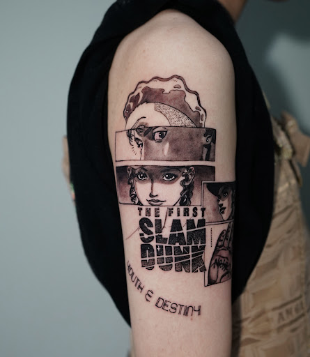 Explore guns and roses tattoo ideas, creative tattoo ideas in Alhambra, available at Cypher tattoo