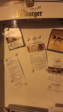 Restaurant allemand Gasthaus Crames à Trier (la carte)