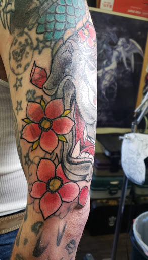 Explore star wars sleeve tattoo ideas, creative tattoo ideas in Wenatchee, available at Rebels Tattoo Studio