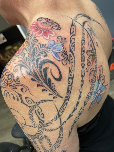 Explore memorial sleeve tattoo ideas, creative tattoo ideas in Tampa, available at Creative Stain LLC