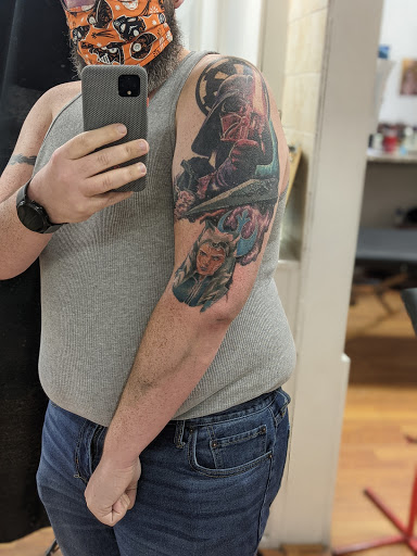 Explore his and her tattoos ideas, creative tattoo ideas in Broken Arrow, available at Geek Ink Tattoo and Piercings