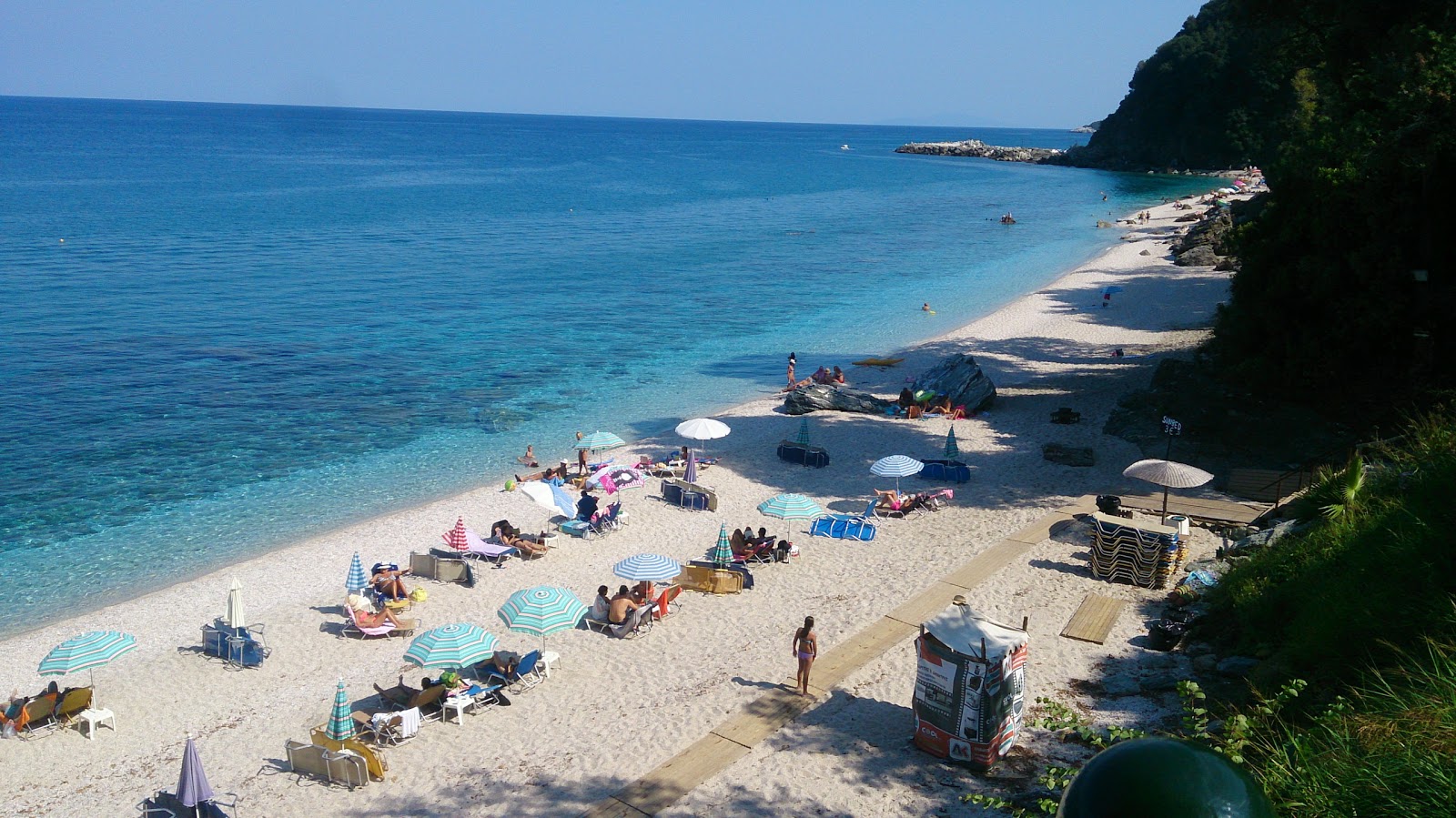 Valokuva Agios Ioannis beachista. puhtaustasolla korkea