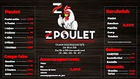 Menu du Z’poulet à Noisy-le-Sec