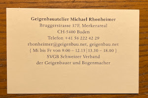 Geigenbauatelier Michael Rhonheimer