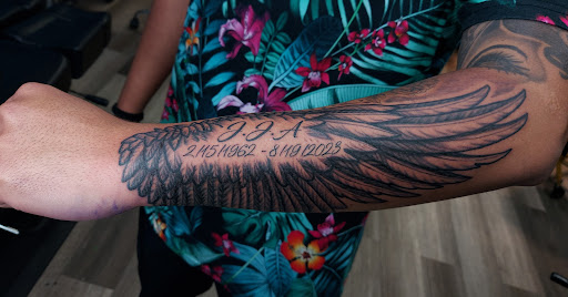 Explore half sleeve tattoos womens ideas, creative tattoo ideas in Reseda, available at Forbidden Culture Tattoo Studio