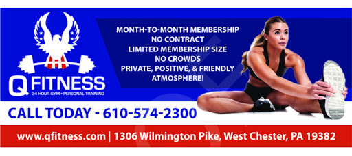 Gym «Q Fitness 24 Hour Gym & Personal Trainer West Chester», reviews and photos, 1306 Wilmington Pike, West Chester, PA 19382, USA