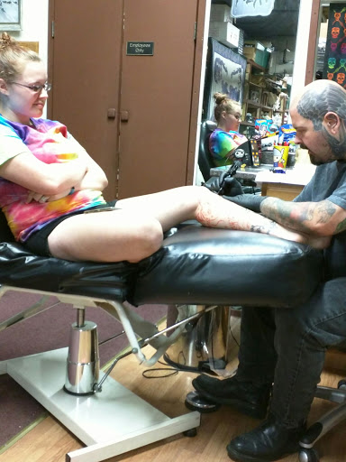 Explore bear sleeve tattoo ideas, creative tattoo ideas in Allentown, available at Critical Acclaim Tattoos