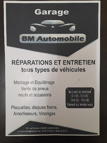 Magasin de pneus BM Automobile Douai