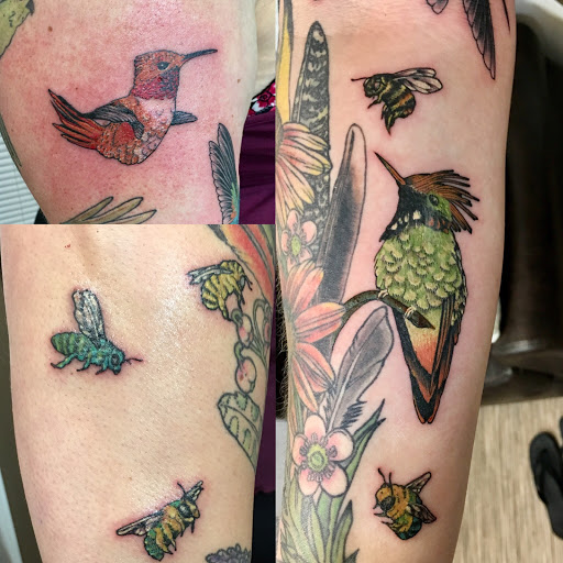 Explore heart on my sleeve tattoo ideas, creative tattoo ideas in Portland, available at Obsidian Tattoo