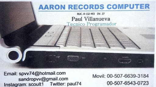 AARON RECORDS COMPUTER