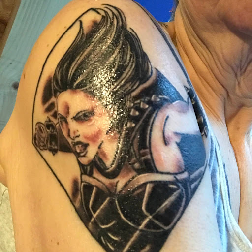 Explore matching tattoo ideas for siblings, creative tattoo ideas in Kingston, available at GutsN Glory Tattoo LLC