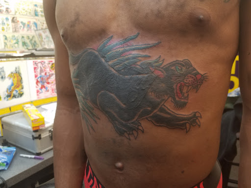 Explore butt cheek tattoo ideas, creative tattoo ideas in Jacksonville, available at Erics Tattoos