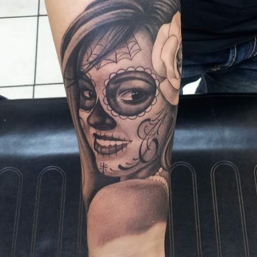 Explore buffalo tattoo ideas, creative tattoo ideas in San Antonio, available at Firme Copias Tattoo Studio