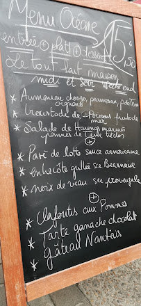 Restaurant de poisson Restaurant l'Océane à La Turballe (la carte)