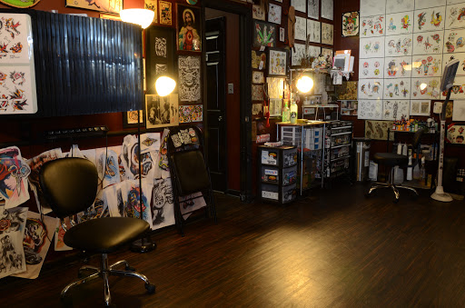 Explore neck tattoos for men ideas, creative tattoo ideas in Huntsville, available at Blacktide Tattoo Co.