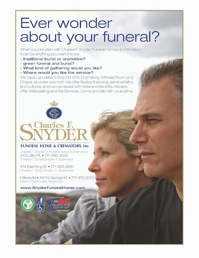 Funeral Home «Charles F Snyder Funeral Home & Crematory- Lititz Pike Chapel», reviews and photos, 3110 Lititz Pike, Lititz, PA 17543, USA