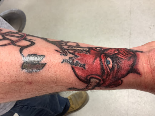 Explore cross tattoo ideas for females, creative tattoo ideas in Turner, available at Heathen Ink