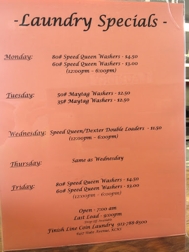 Laundromat «Finish Line Coin Laundry», reviews and photos, 6417 State Ave, Kansas City, KS 66102, USA