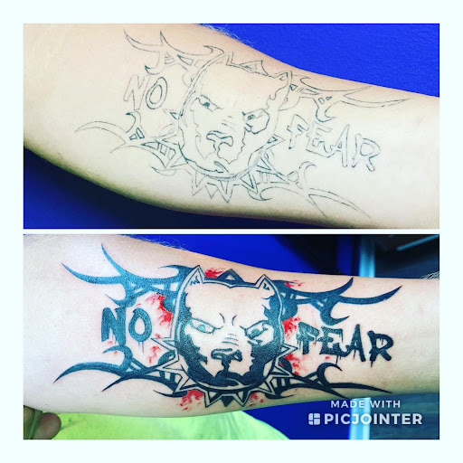Explore men arm sleeve tattoo ideas, creative tattoo ideas in Williamsburg, available at Relentless Ink