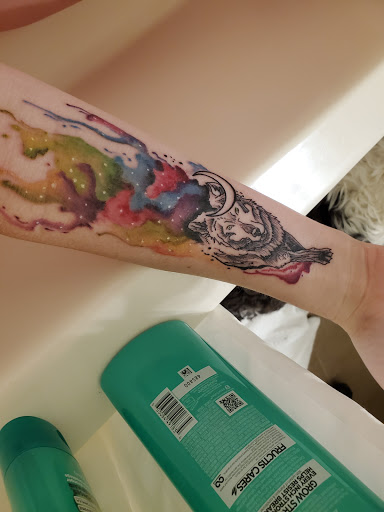 Explore infinity tattoo ideas for men, creative tattoo ideas in Saint Paul, available at Black Coffin Tattoo