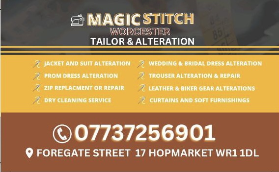 Reviews of Magic stitch Worcester Ltd in Worcester - Tailor