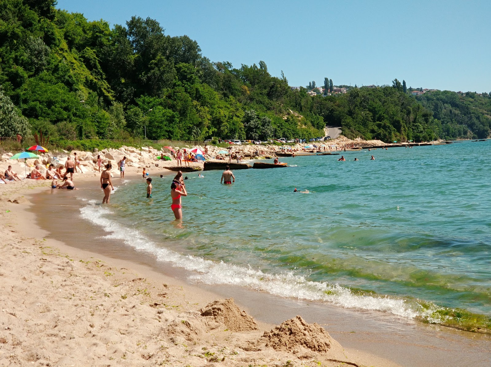 Plyazh Pochivka'in fotoğrafı turkuaz saf su yüzey ile