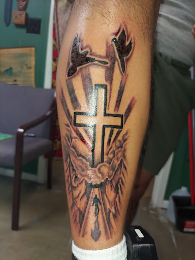 Explore tattoo ideas child's name, creative tattoo ideas in Odessa, available at Little Dragon Tattoos Studio