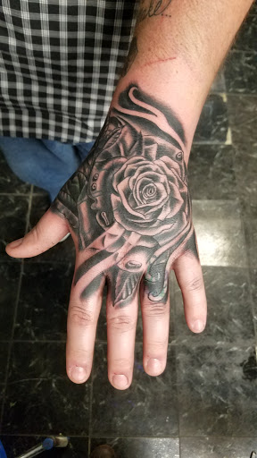 Explore fairy sleeve tattoo ideas, creative tattoo ideas in Bowling Green, available at Murder Ink Tattoo Co.