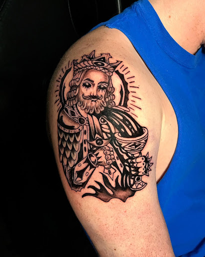 Explore doodle tattoo ideas, creative tattoo ideas in Fort Worth, available at Voodoo Lounge Tattoo and Piercing Studio