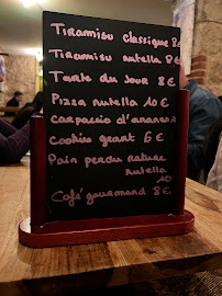L'Atelier de Julien à Nice menu