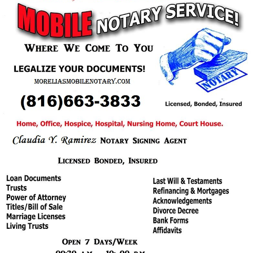 Morelia's Mobile Notary