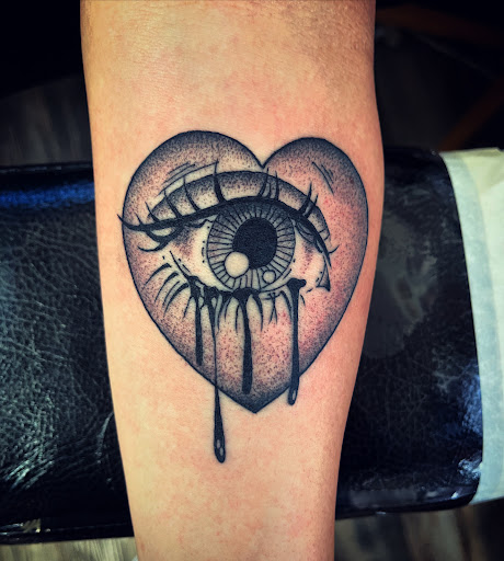Explore simple space tattoo ideas, creative tattoo ideas in Madera, available at Sea Wolf Tattoo