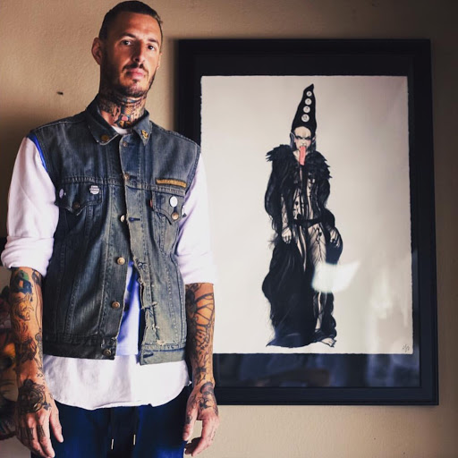 Explore chin tattoo ideas, creative tattoo ideas in Denver, available at Think Tank Tattoo