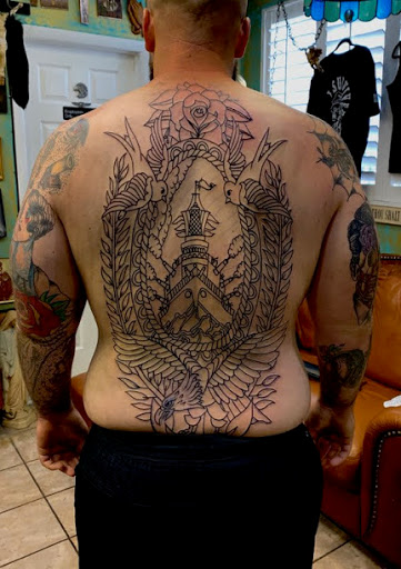 Explore viking ship tattoo ideas, creative tattoo ideas in Merchantville, available at 168 Tattoo