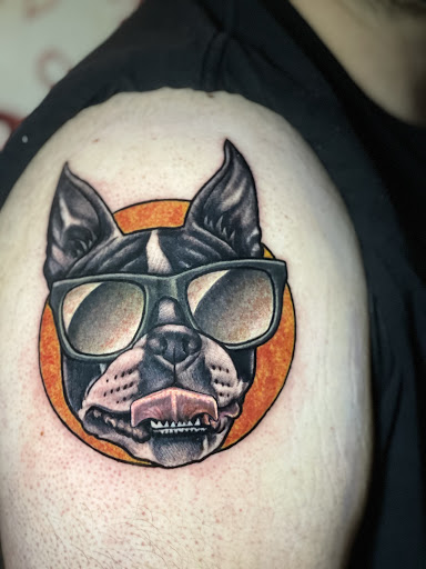 Explore pisces symbol tattoos ideas, creative tattoo ideas in Greensboro, available at Tried and True Tattoo Company