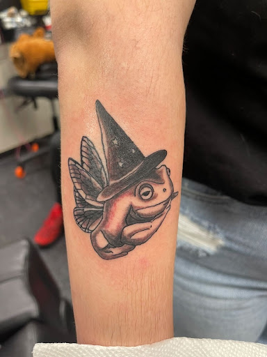Explore exercise tattoo ideas, creative tattoo ideas in Slippery Rock, available at Dinky Dachshund Tattoo Parlor